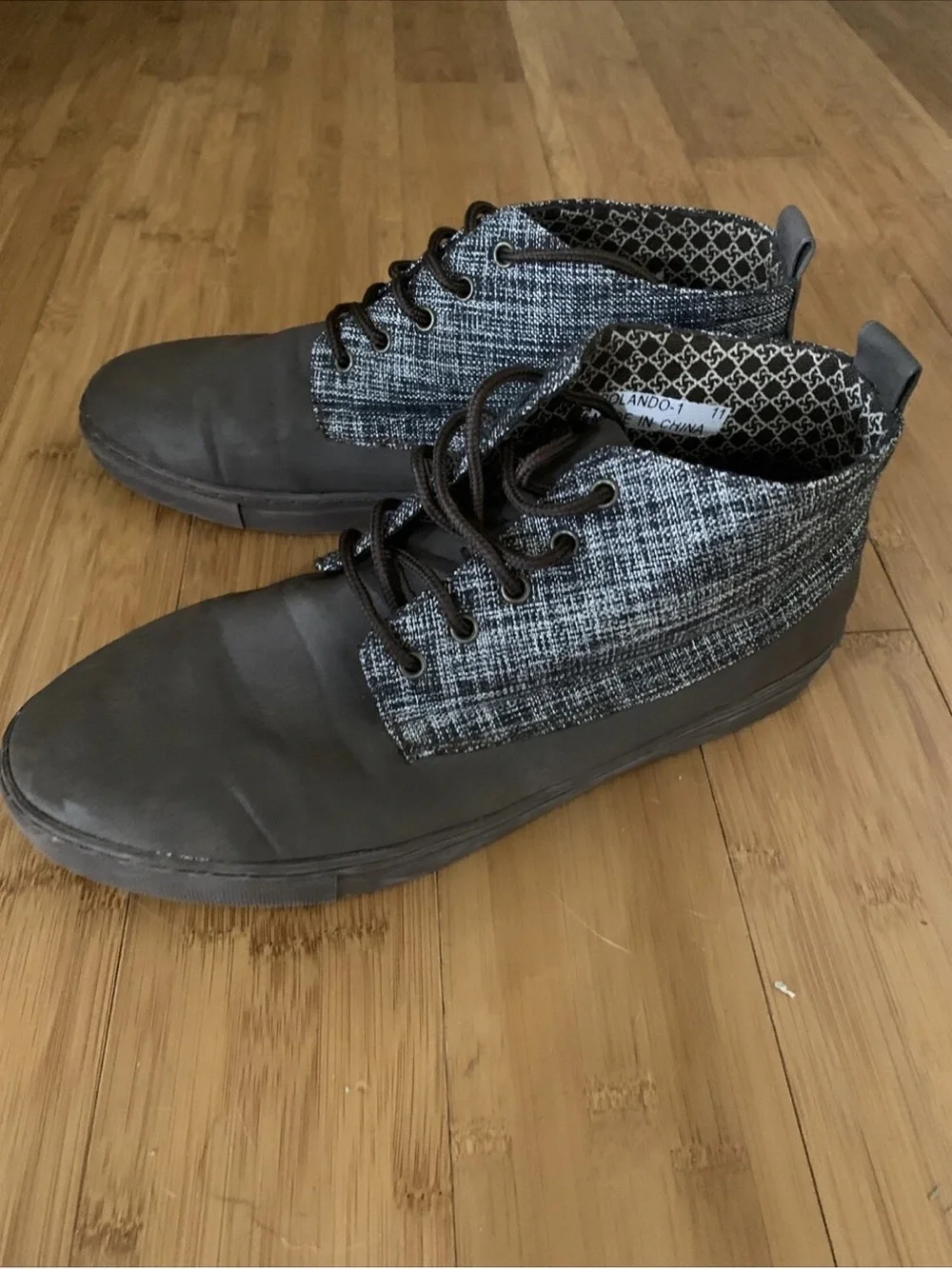 •FLYING DEER• “Rolando-1” Men’s Tie Up Chukka Boots/Shoes >> NIB